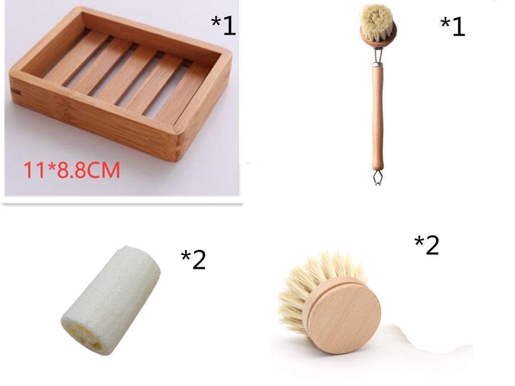 Natural Loofah Washing Bowl Brush Pan Loofah Old Dry Tendon Dishwashing Object Kitchen Cleaning Products