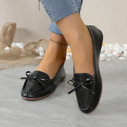 Casual Bowknot Flat Shoes - HEPSIBAH SHOP