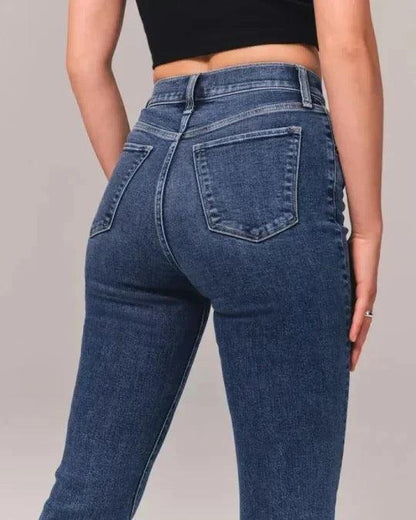 Women's Fashion Casual Solid Color Jeans - HEPSIBAH SHOP