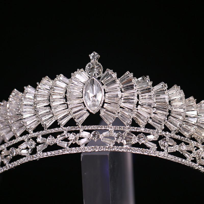 New Japanese & Korean Rhinestone Alloy Wedding Crown - HEPSIBAH SHOP