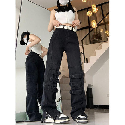 Women's Casual Fashion Straight Jeans - HEPSIBAH SHOP