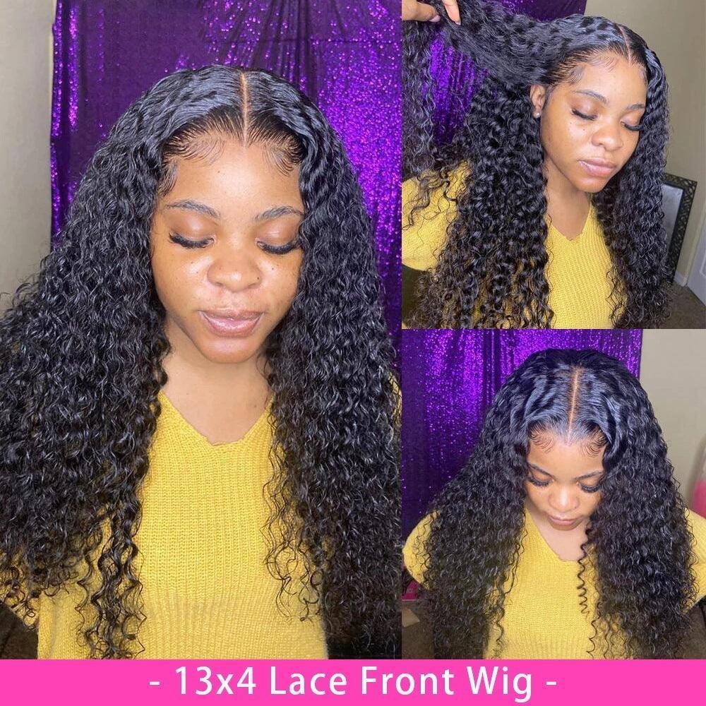 Curly Human Hair Wig Lace Hair Products - HEPSIBAH SHOP