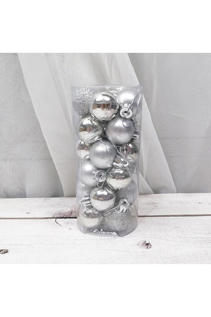 Christmas Decoration Shiny Matte Christmas Ball - HEPSIBAH SHOP