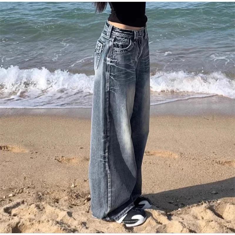 New Women's Vintage Jeans High Waist - HEPSIBAH SHOP