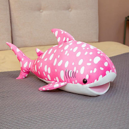 Spotted fish plush pillow