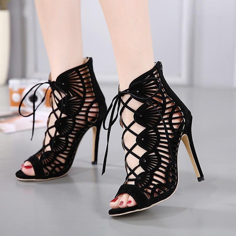 Lace high heels - HEPSIBAH SHOP