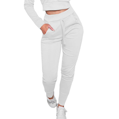 Women Korean Style High Waist Lace-up Sweatpants - HEPSIBAH SHOP