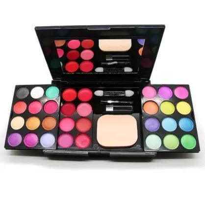 Makeup Box 24 Eyeshadow 8 Lipstick 4 Blush - HEPSIBAH SHOP