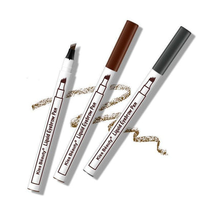 Waterproof Natural Eyebrow Pen Four-claw Eye Brow Tint Fork Tip Eyebrow Tattoo Pencil - HEPSIBAH SHOP