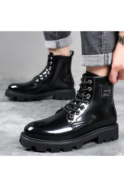 Men's High-top Soft Leather Boots - HEPSIBAH SHOP