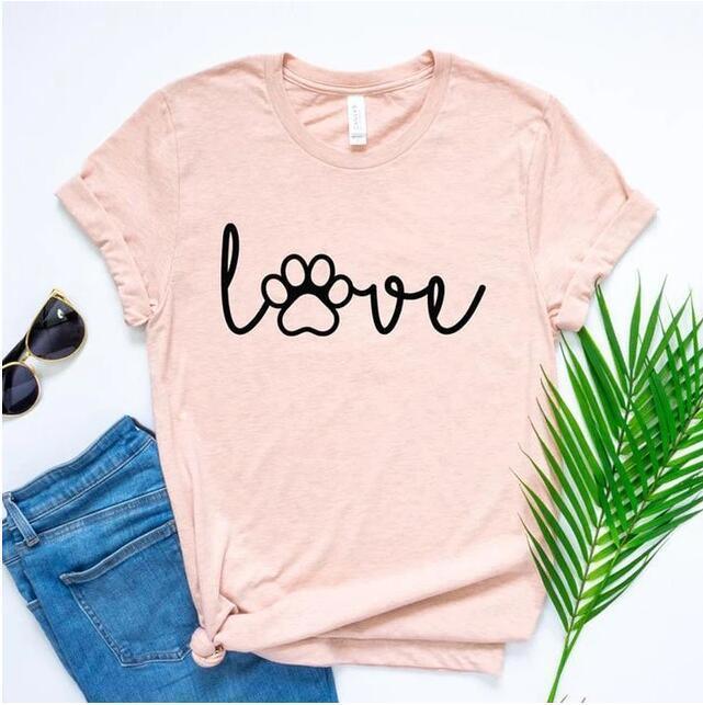 Love Paw Graphic T-Shirt - HEPSIBAH SHOP