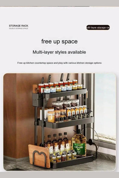 Kitchen Rack For Seasoning Multi-layer Storage Kitchen Supplies - Image #9