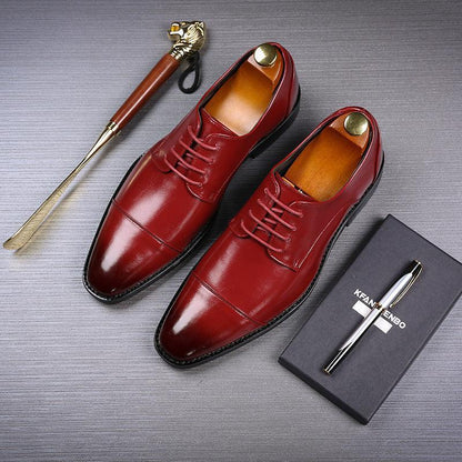 Gentleman Leather Shoes - HEPSIBAH SHOP