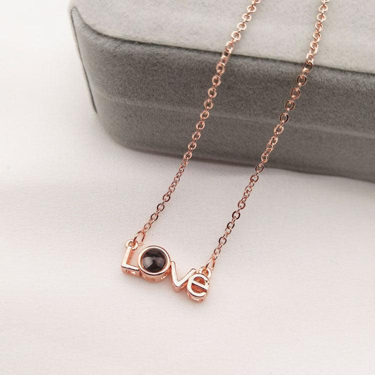 LOVE Projection Necklace - HEPSIBAH SHOP