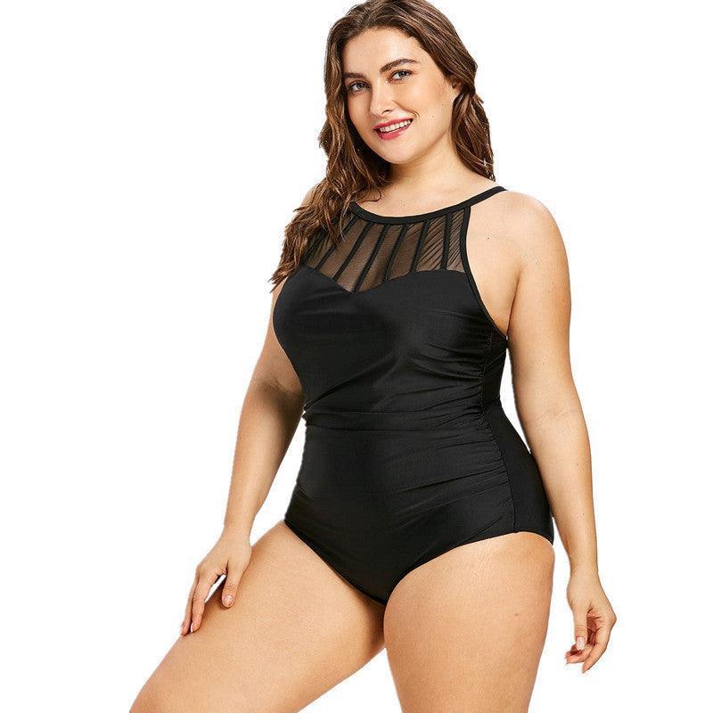 Plus size hot spring one-piece swimsuit - HEPSIBAH SHOP