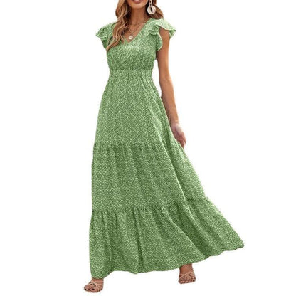 Women's Summer Bohemian Floral Dress - HEPSIBAH SHOP