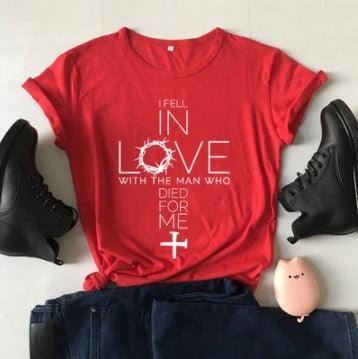 Love Print Casual T-shirt - HEPSIBAH SHOP