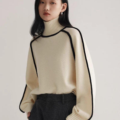 Autumn & Winter Half Turtleneck Sweater - HEPSIBAH SHOP