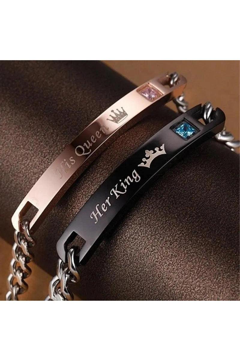 Bracelet - Her King and His Queen - HEPSIBAH SHOP