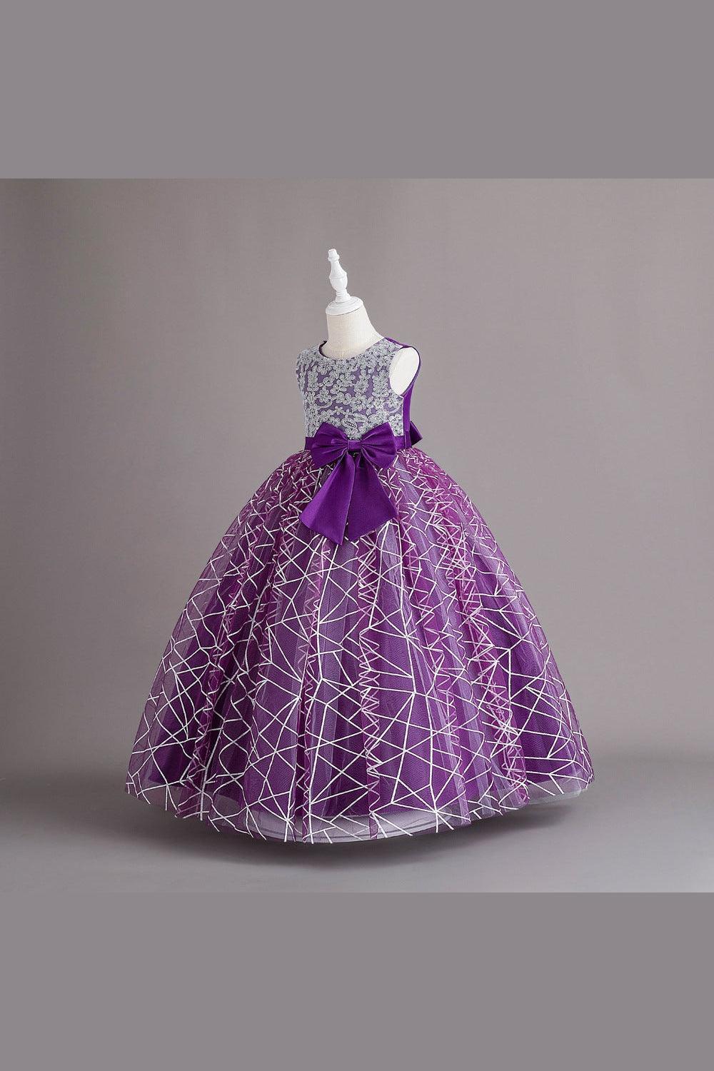 Girls Birthday Princess Dress Gauzy Gown - HEPSIBAH SHOP