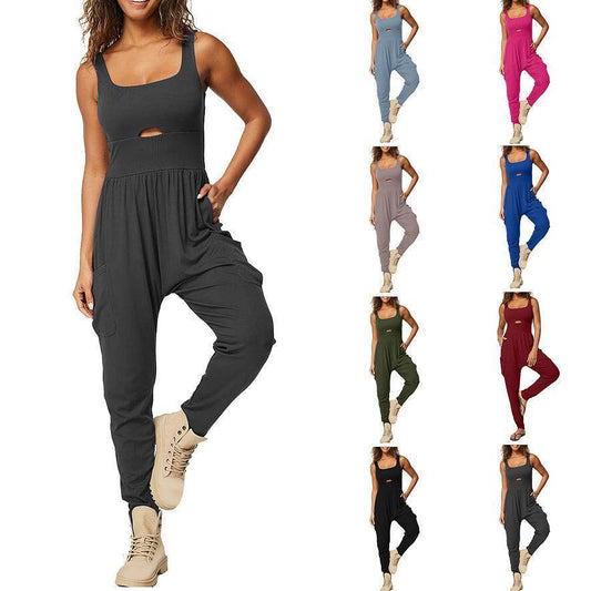 Fashion Sports Outdoor Yoga Vest Jumpsuit - HEPSIBAH SHOP