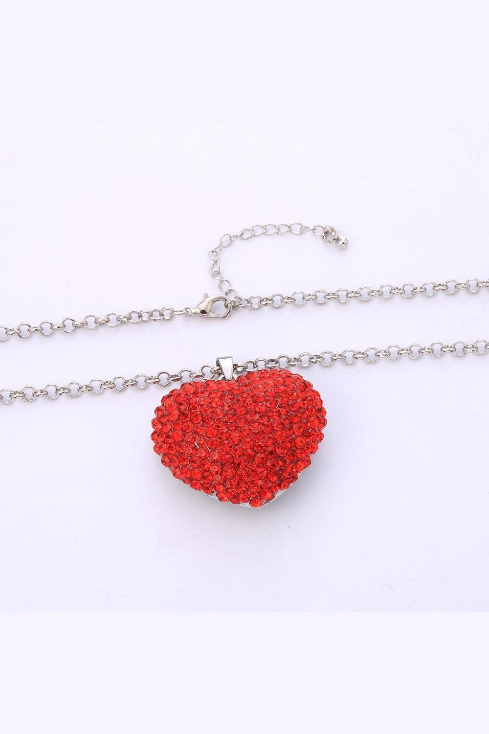 New Necklace Korean Love Heart-shaped Sweater Chain - HEPSIBAH SHOP