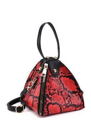 Leopard print triangle handbag - HEPSIBAH SHOP