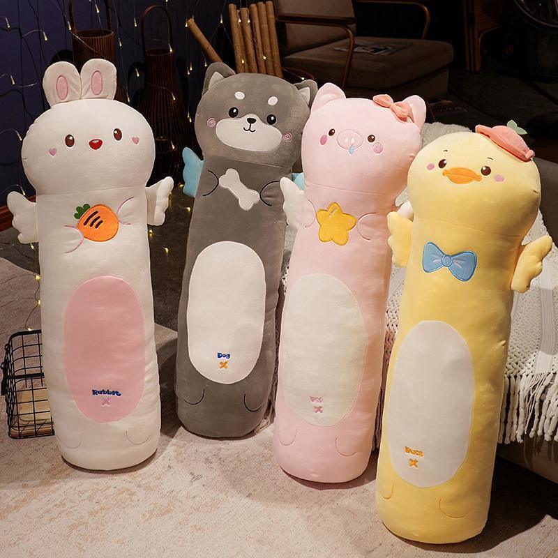 Removable And Washable Plush Toys With Long Throw Pillows