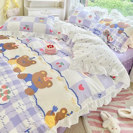 Korean Style Quilt Cover Single Bed - HEPSIBAH SHOP