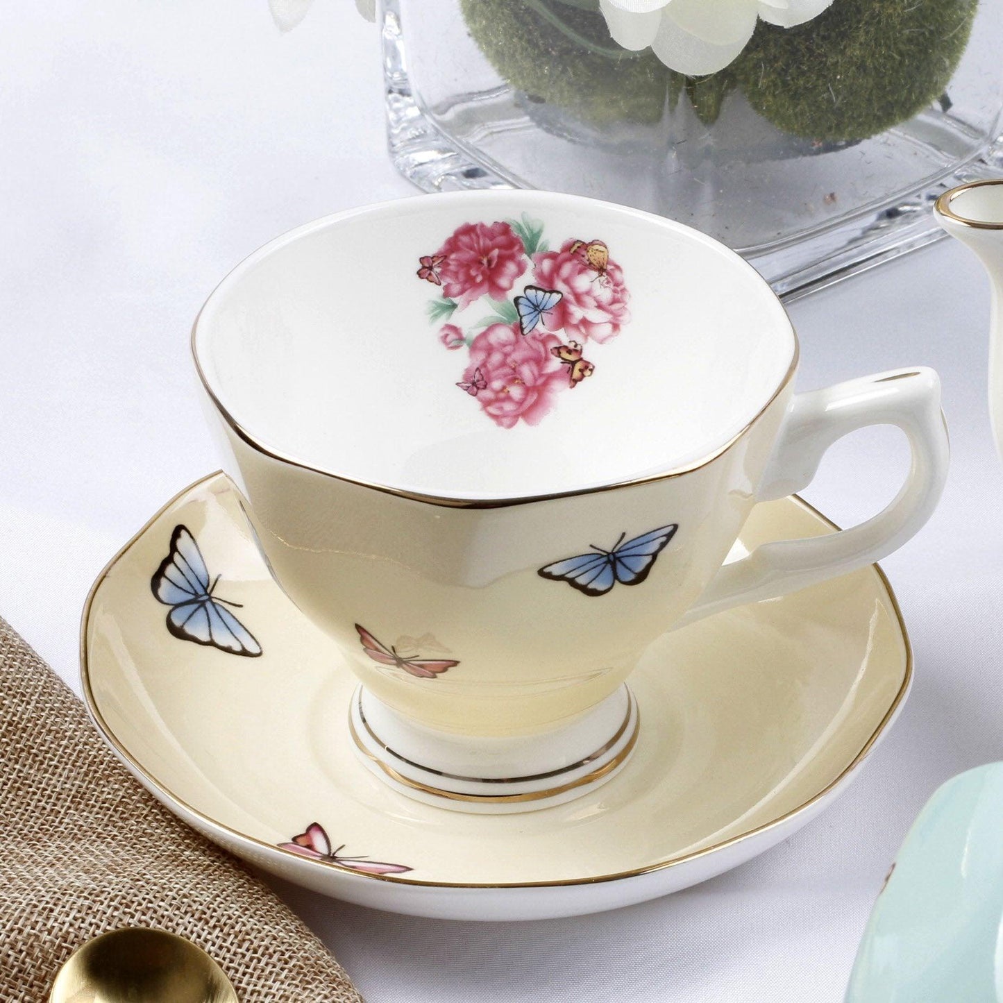 Bone China British Afternoon Tea Set - HEPSIBAH SHOP