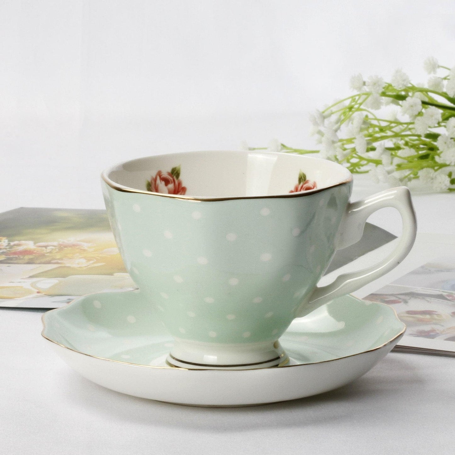 Bone China British Afternoon Tea Set - HEPSIBAH SHOP