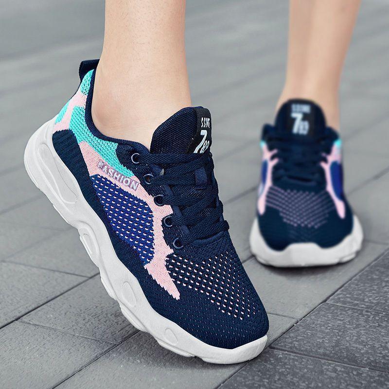 Casual Colorblock Lace-up Sneakers Women - HEPSIBAH SHOP