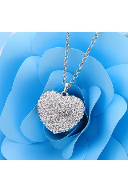 New Necklace Korean Love Heart-shaped Sweater Chain - HEPSIBAH SHOP