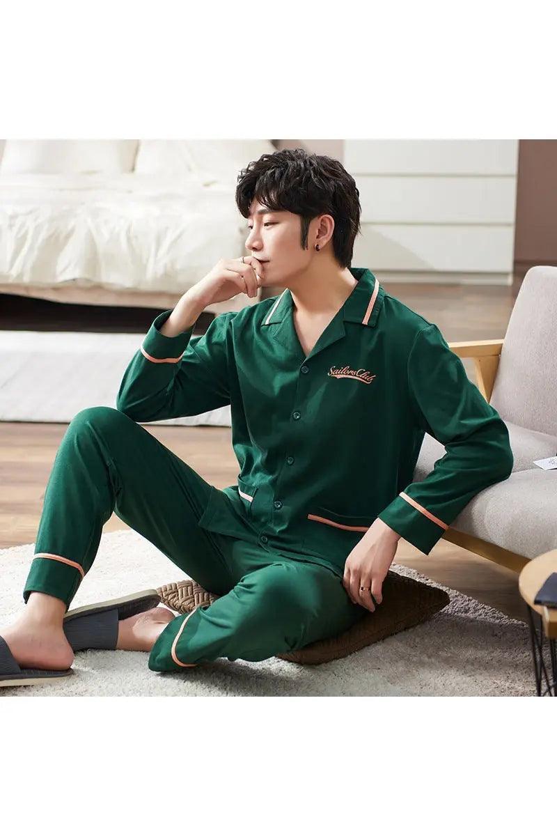 Spring New Style Cotton Pajamas Men's Home Wear - HEPSIBAH SHOP