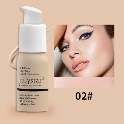 Waterproof Lasting Non Take Off Makeup Concealer Liquid Foundation Beauty Makeup - HEPSIBAH SHOP