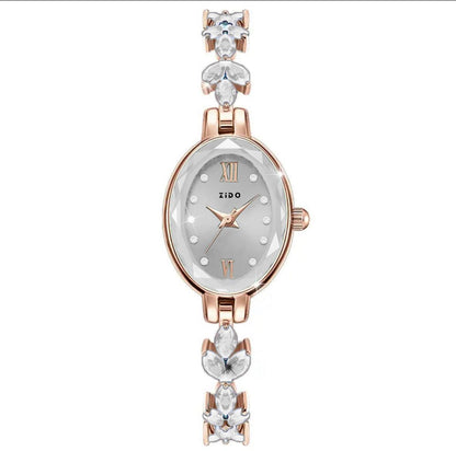 Waterproof Oval Women's Wrist Watch - HEPSIBAH SHOP