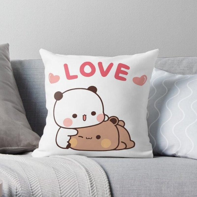 Cute Cartoon Expression Pack Home Cushions Square Pillow Cover - HEPSIBAH SHOP