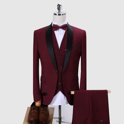 Men's 3Pcs Formal Casual Slim Suit - HEPSIBAH SHOP