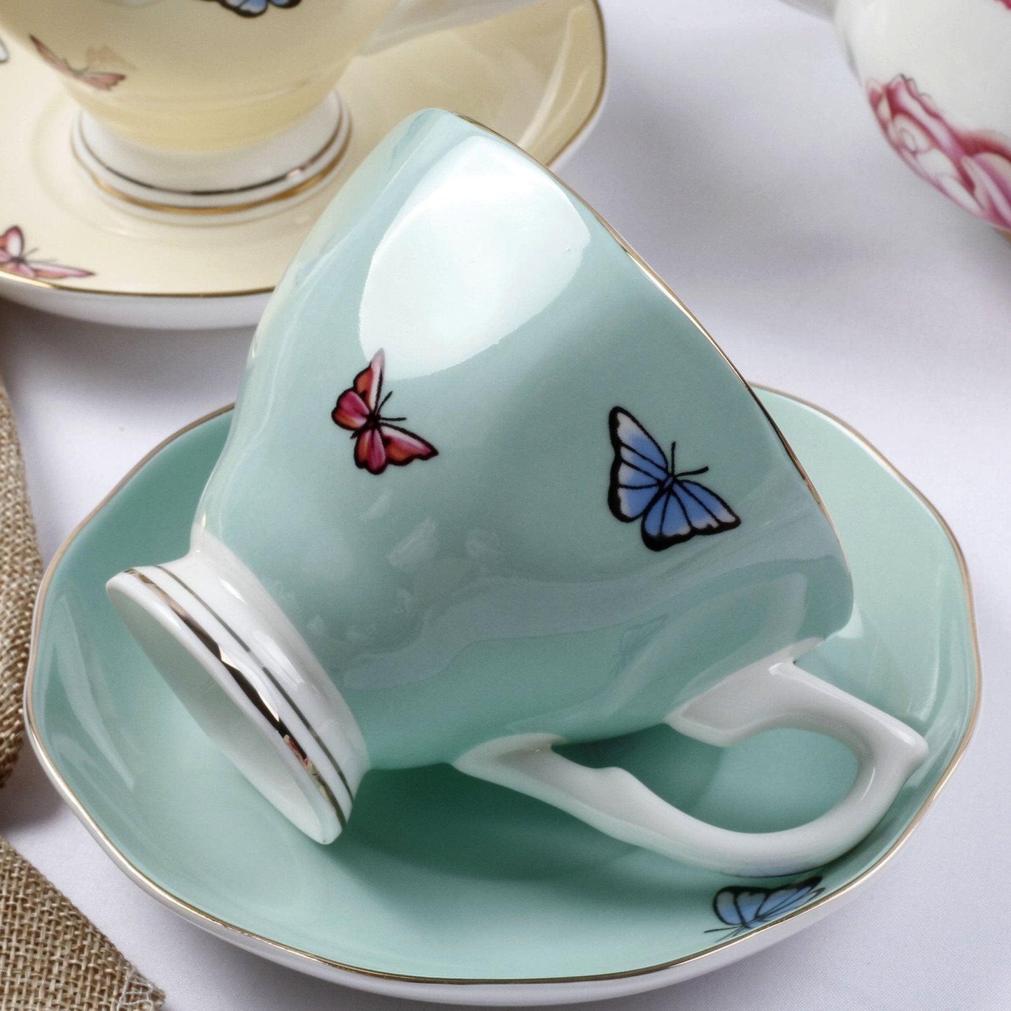 Bone China British Afternoon Tea Set - HEPSIBAH SHOP