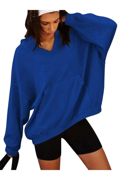 Women's Oversized Casual Hooded Sweatshirt - HEPSIBAH SHOP