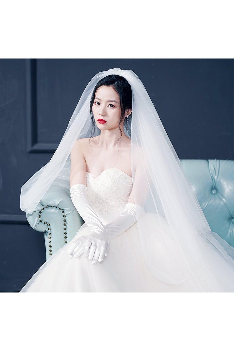 Wedding Dress Long Tail Luxury Super Fairy Wedding Veil - HEPSIBAH SHOP