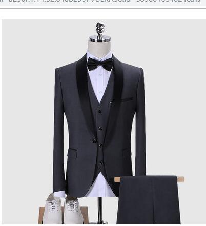 Men's 3Pcs Formal Casual Slim Suit - HEPSIBAH SHOP