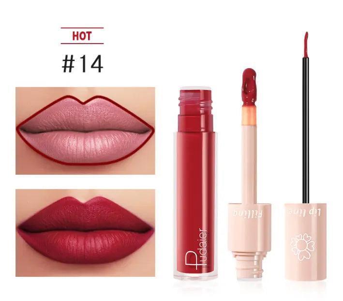 Pudaier Dual Lipstick Lip Gloss - HEPSIBAH SHOP