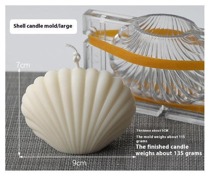 Shell Candle Mould Homemade Aromatherapy - HEPSIBAH SHOP