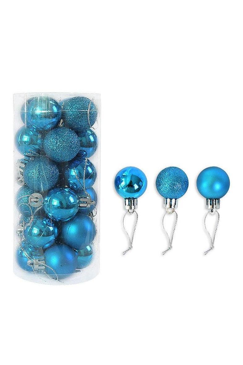 Christmas Decoration Shiny Matte Christmas Ball - HEPSIBAH SHOP