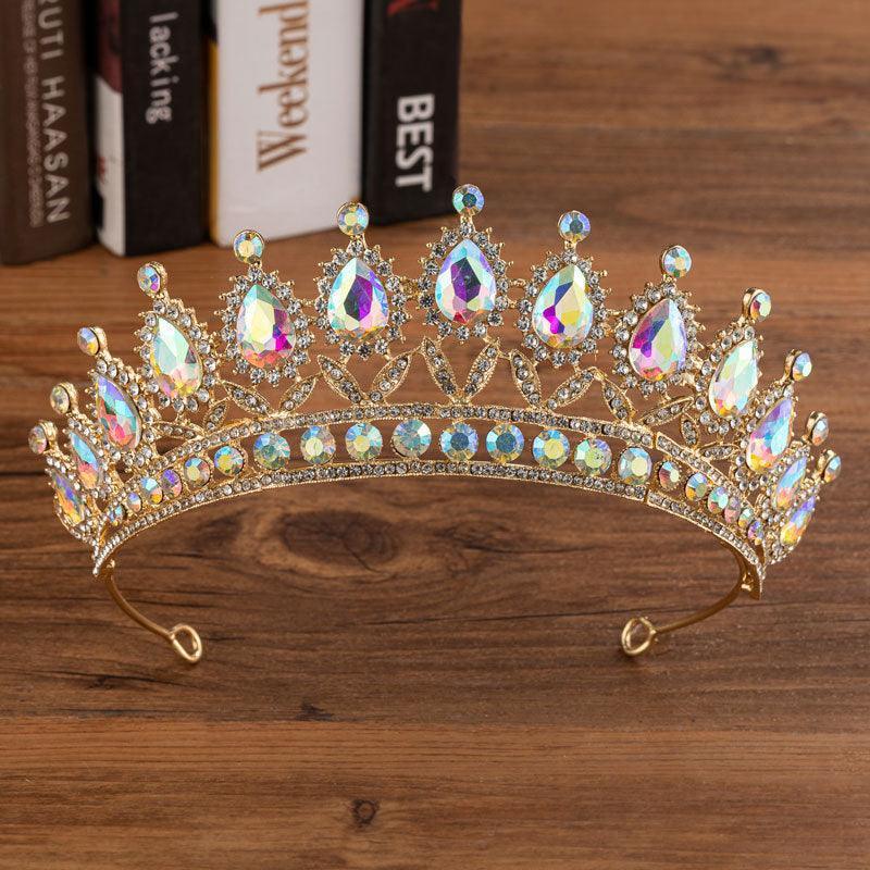 Wedding Bridal Alloy Diamond Crown - HEPSIBAH SHOP