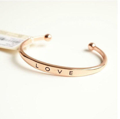 Love alloy bracelet - HEPSIBAH SHOP