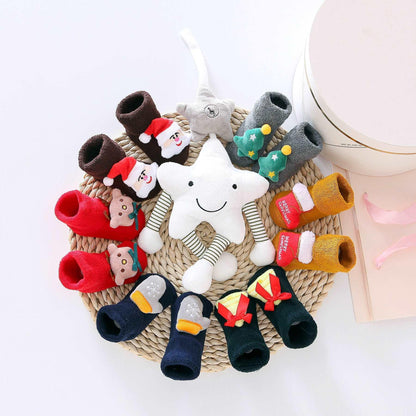 Baby Socks Toy Gift Box Set - HEPSIBAH SHOP