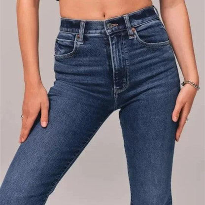 Women's Fashion Casual Solid Color Jeans - HEPSIBAH SHOP