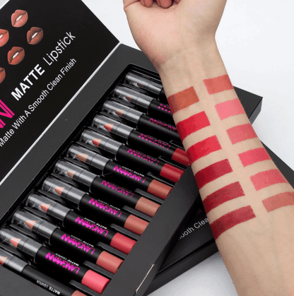 Matte Lipstick Waterproof Long-lasting - HEPSIBAH SHOP